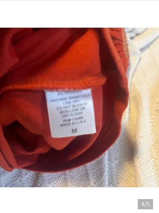 Fighting Eel Red Scoop Neck Embellished Tank - Picture 4 of 5